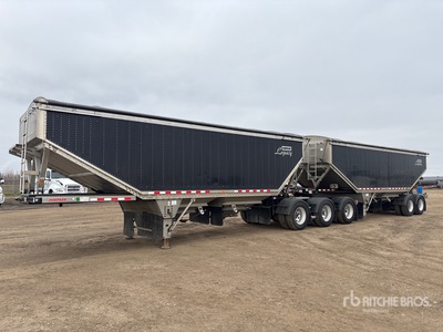 2021 Doepker Legacy 28 ft Tri/A Super B-Train Lead Grain Trailer