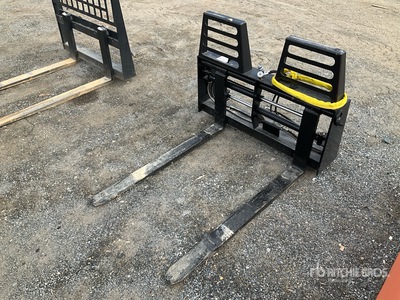 All-Star 48 in Hydraulic Positioner スキッドステア用フォーク (Unused)
