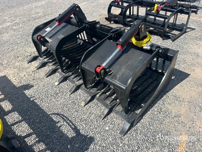All-Star 80 in Heavy Duty Rock Skid Steer Grapple (Unused)