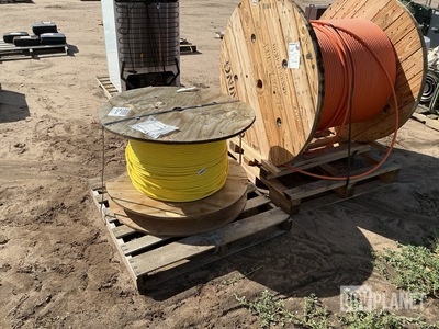 (2) Spools of Fiber Optic Cables