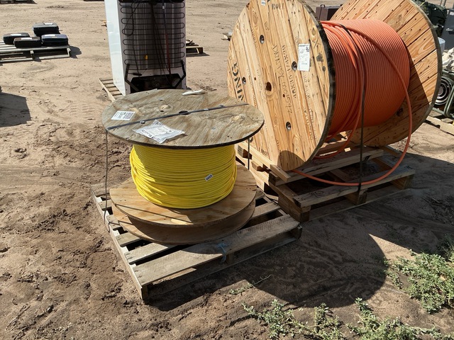 (2) Spools of Fiber Optic Cables (2) Spools of Fiber Optic Cables