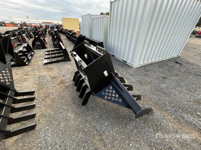 All-Star 96 in Skid Steer Landscape Rake (Unused)