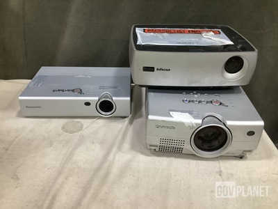 (2) Panasonic & (1) InFocus Projectors