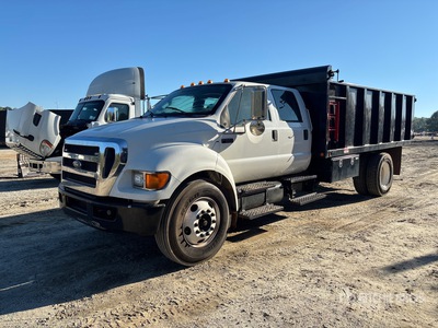 2011 Ford F-650 4x2 Crew Cab S/A Dump Truck