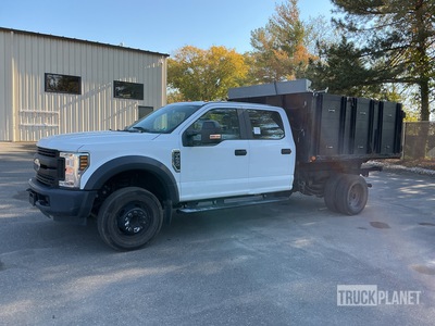 2018 Ford F-450 XL 4x2 Crew Cab Flatbed Tipper Truck