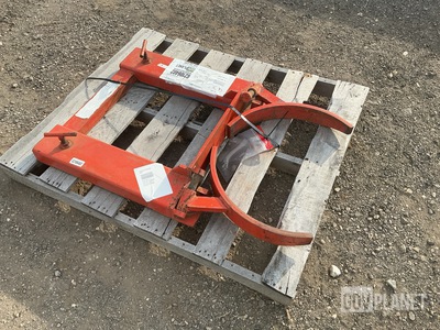 Forklift Adjustable Drum Grab Attachment
