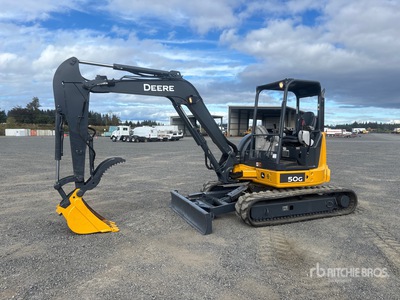 2017 John Deere 50G Minikoparka