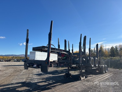 2013 Doepker 40 ft T/A B-Train Lead Log Trailer