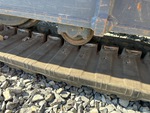 Undercarriage with Left Track Rollers