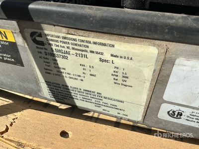Cummins 5.5HGJAE-2131L Zestaw prądotwórczy