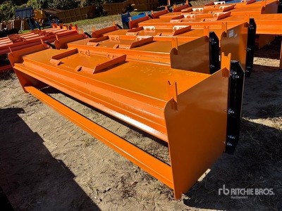 2026 Kit Containers QT-SP-12-23-PB 144 in Skid Steer Snow Pusher (Unused)
