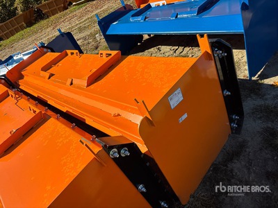 2026 Kit Containers QT-SP-10-23-SB 120 in Skid Steer Snow Pusher (Unused)