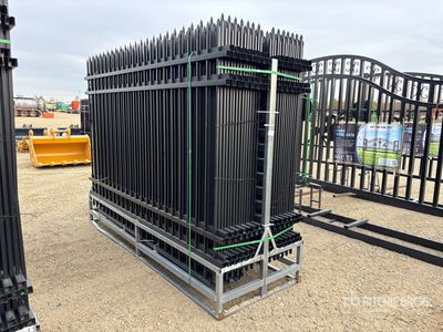 Quantity of (30) 117 in x 104 in Iron Fencing