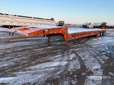 2017 Doepker 45 ton 55 ft Tri/A Folding Neck Trailer