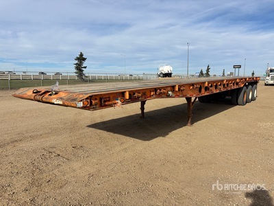2002 Scona 50 ft Tri/A Flatbed 油田用フロートトレイラー