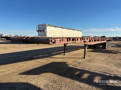 2007 Scona 50 ton 53 ft Tri/A Flatbed Oilfield Trailer