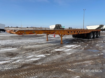 2001 Altec 50 ft 24-Wheel Flatbed Oilfield Trailer
