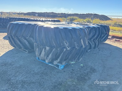 Quantity of (6) 66/43.00x25 Tires - Fits Floater Bed Truck