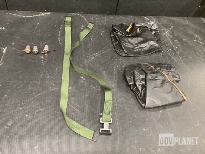 (8) Connectors, (55) Webbing Straps, (13) Dust & Moisture Boots & Assorted Items