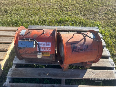 Quantity of (2) Caldwell AF12.75 0.75 hp 通気ファン