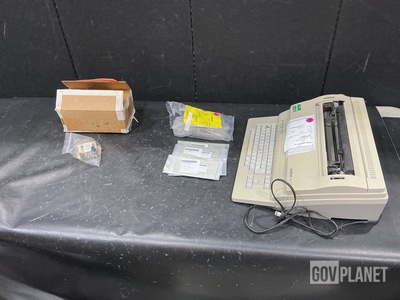 (1) Digitizer, (11) Decals, (2) Typewriters & Assorted Items