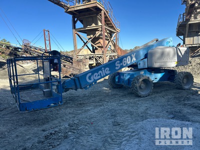 2011 Genie S-60X 4WD Telescopic Boom Lift