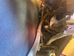 Engine with A/C Compressor