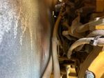 Engine with A/C Compressor