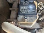 Engine with Emission Label