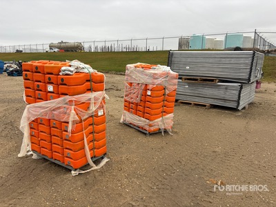 Quantity of (84) 8 ft x 6 ft Temporary Site Fence