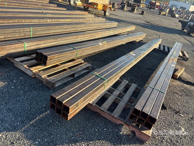 Quantity of (6) 2026 Kit Containers Steel 3.5x3.5x240 Pipe