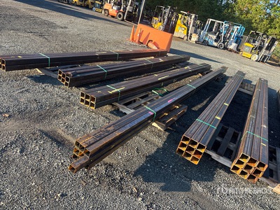 Quantity of (9) 2026 Kit Containers Steel 288x2.5x2.5 Pipe