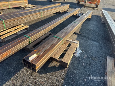 Quantity of (6) 2026 Kit Containers Steel 226x3.5x3.5 Pipe