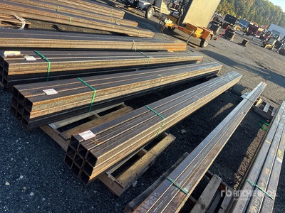Quantity of (9) 2026 Kit Containers Steel 238x 3.5x3.5 Pipe