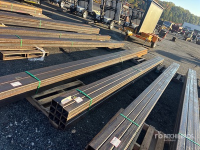 Quantity of (9) 2026 Kit Containers Steel 222x3.5x3.5 Pipe