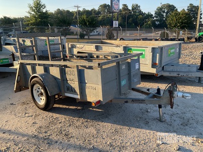 2012 Anderson EC48LSG 8 ft S/A Utility Trailer