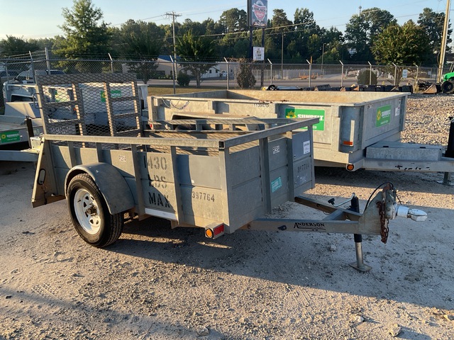 2012 Anderson EC48LSG 8 ft S/A Utility Trailer