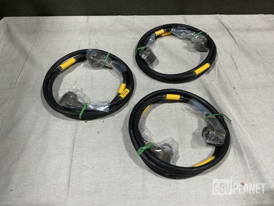 (6) Electronic Associates 7001324-3 Electrical Special Purpose Cable Assemblies