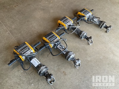 Quantity of (4) Dewalt D25980K Electric Demolition Breakers