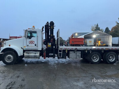 2016 Kenworth W900 شاحنة رافعة