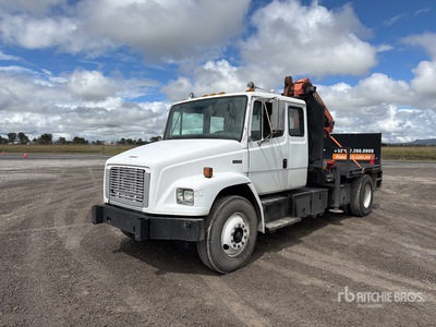 Palfinger PK9501 Knuckle Boom on 1996 Freightliner F70 Extended Cab Camion con Grua / Boom Truck