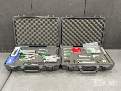 (2) Welch Allyn MIL-5062 Comprehensive Laryngoscope Kits