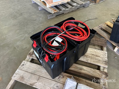 Quantity of (5) 25 ft Booster Cables (Unused)