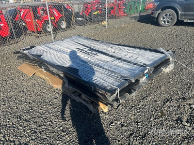 Quantity of (3) 2026 SUNTOP S0720-1 20 ft x 7 ft Wrought Iron Heavy Duty 20 ft Wrought Iron Bi-Parting Puerta de entrada