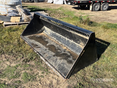 HLA 96 in Snow Skid Steer Bucket