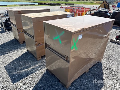 Quantity of (3) Knaack 89 Boîte de chantier