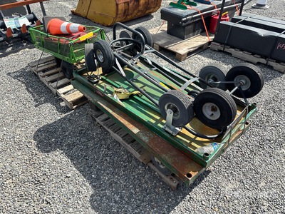 Quantity of (3) Utility carts Divers