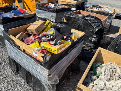 Quantity of (3) Crates of Contractor supplies