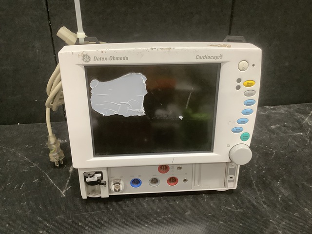 GE Datex-Ohmeda Cardiocap/5 Compact Patient & Anesthesia Monitor