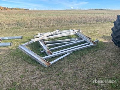 Quantity of (9) Grain Bin Hopper Legs その他 - 機械部品